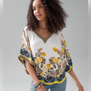 WHBM kimono sleeve blouse